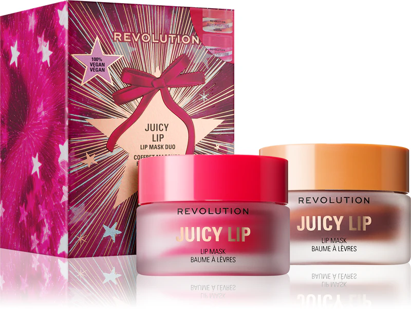 Conjunto de maquiagem Revolution, kit de presente para lábios Juicy Peptide