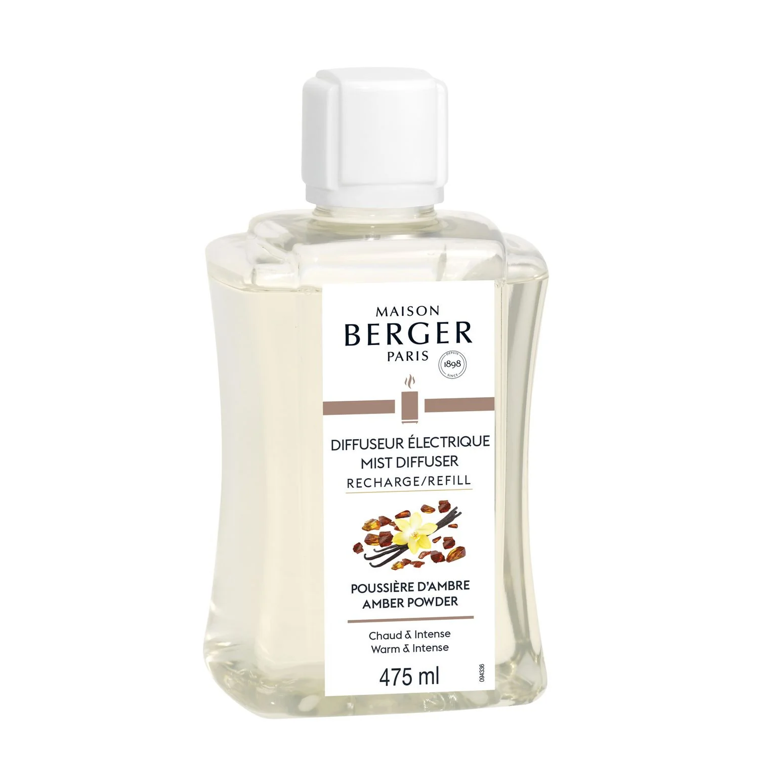 Diffuseur Électrique Ricarica Diffusore Elettrico Poussière d'Ambre - Profumo per Diffusore