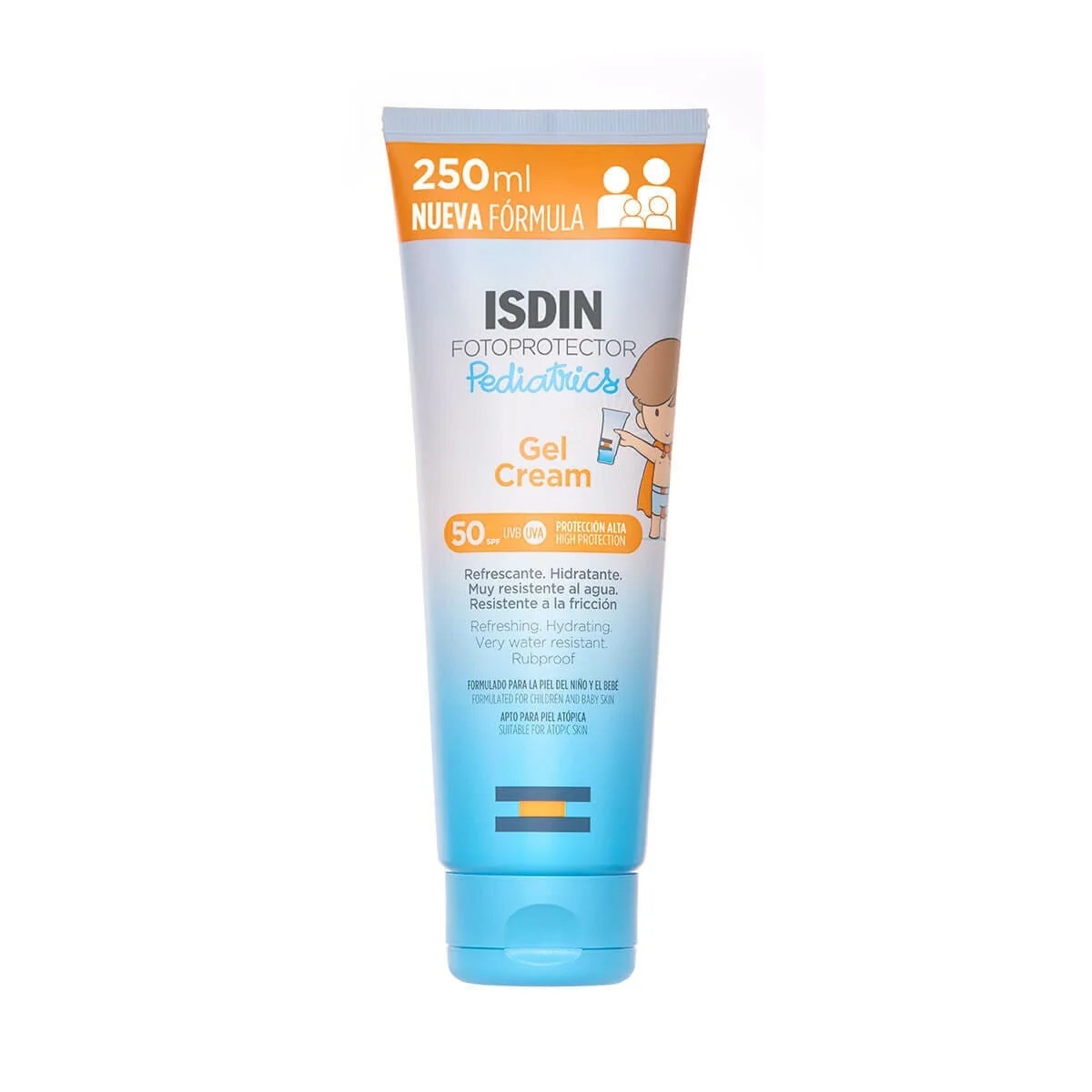 ISDIN Fotopr Gel Crema Pediátrica 50+ 60 lf 250 ml