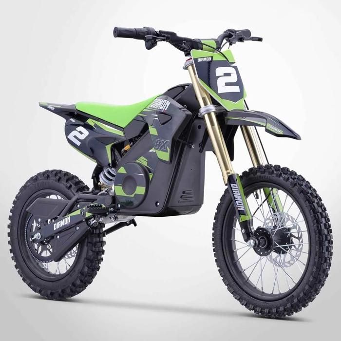 Moto Enfant Électrique 1600W / Moto cross ORION 1600W / 14/12 / Vert