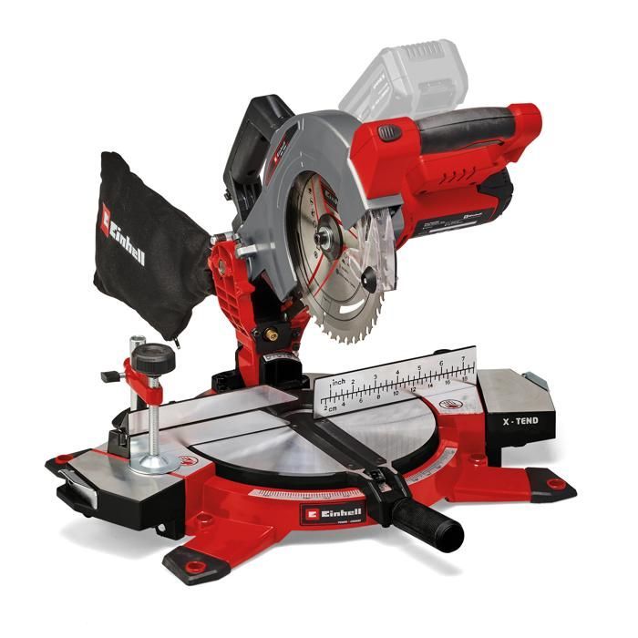 Einhell TE-MS 18/210 Li Akku Kap-/Geringssav - Solo PXC (18V, 210 x 30 mm klinge) Leveres uden batteri eller oplader