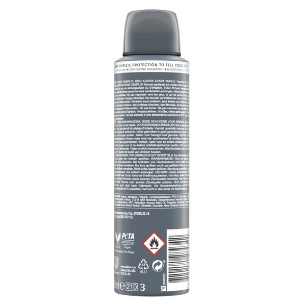 „Dove Men+Care Advanced Invisible Dry“ antiperspirantinis dezodorantas purškiamas, 150 ml