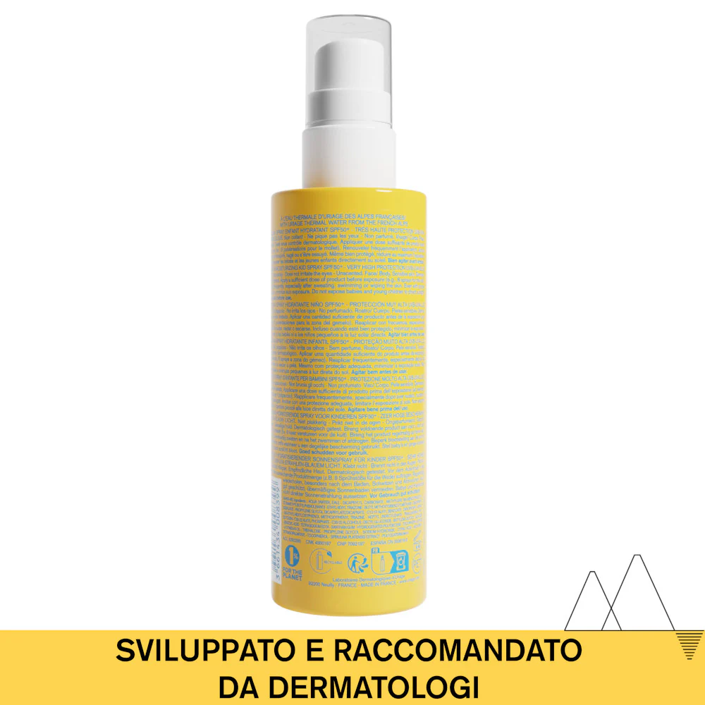 BARIESUN Spray Idratante Bambini SPF50+ - Spray solare corpo alta prot., Prodotti per Bambini