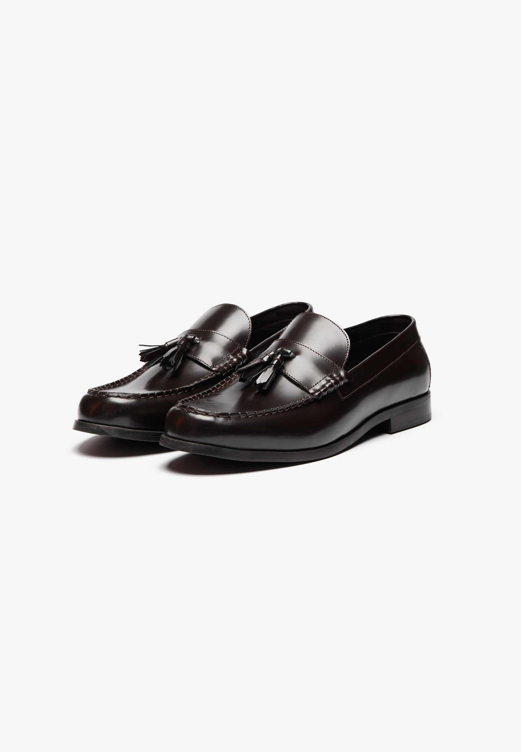 Zign LEATHER - Stijlvolle instappers - donkerbruin