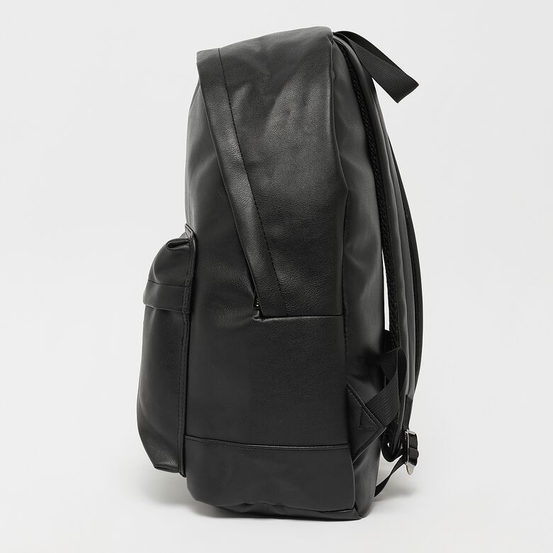 Zaino in similpelle con logo base e stemma in metallo.
