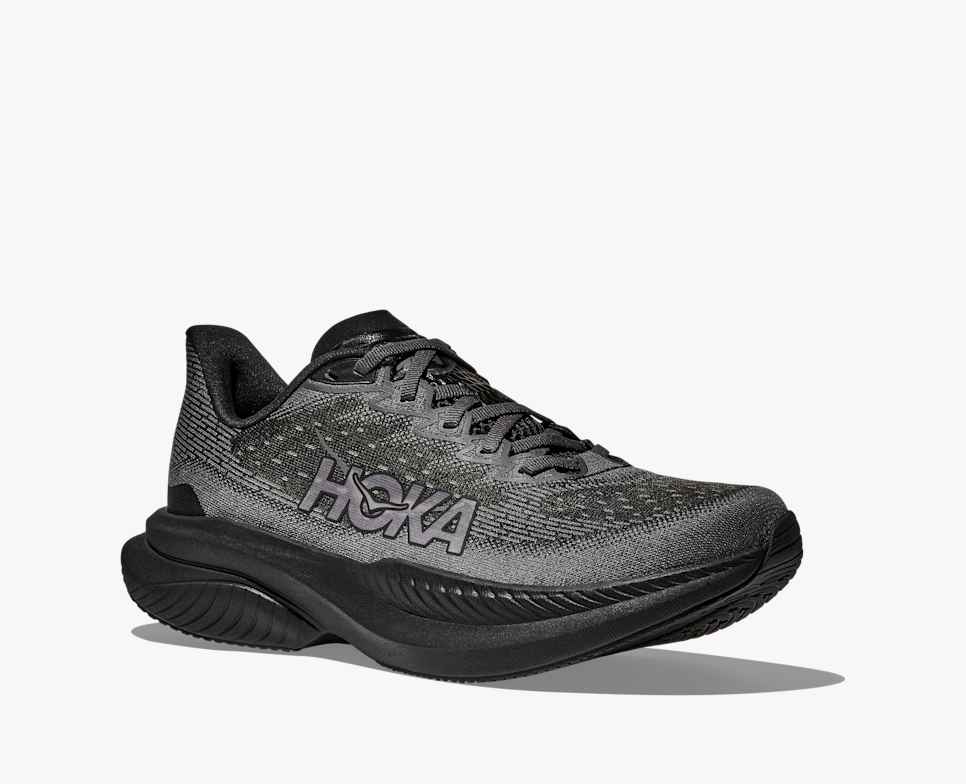 HOKA Mach 6 Schwarzer/Äußerer Orbit