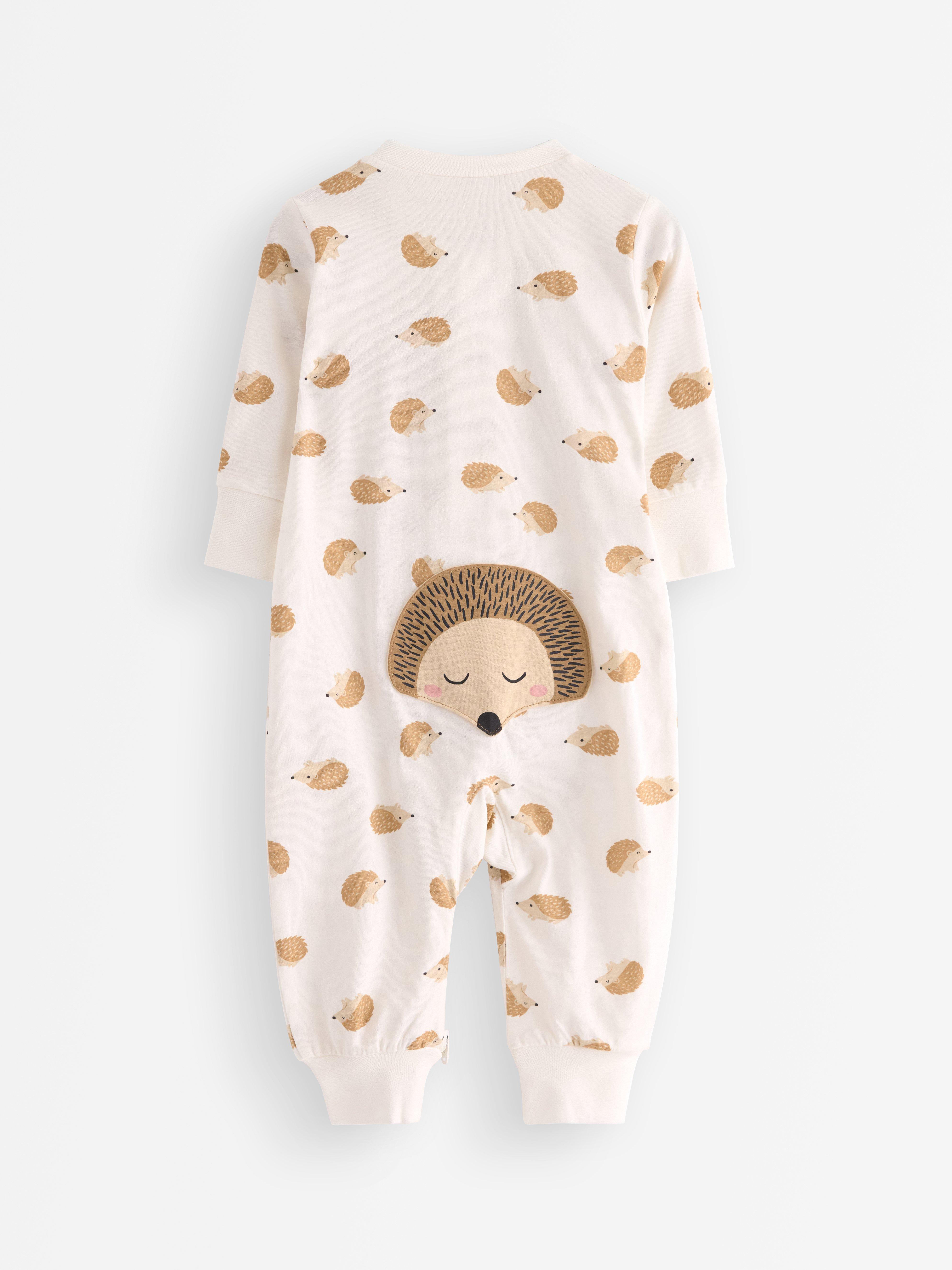 Pijama Branco Claro Acinzentado