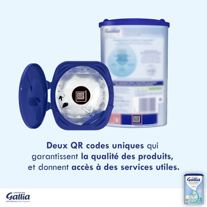Leite em Pó Premium 3 (900g) - Galliagest A partir dos 12 meses