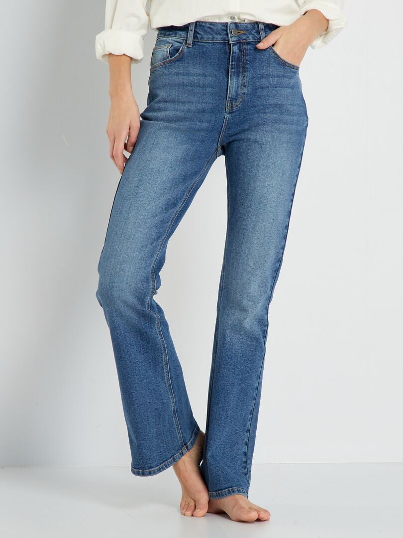 Pantalones vaqueros acampanados - Talla L32 - Azul