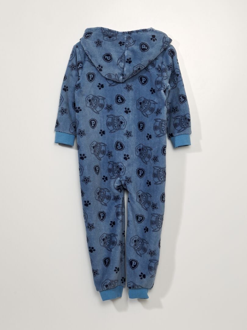 Mono con capucha estampado de Paw Patrol - AZUL