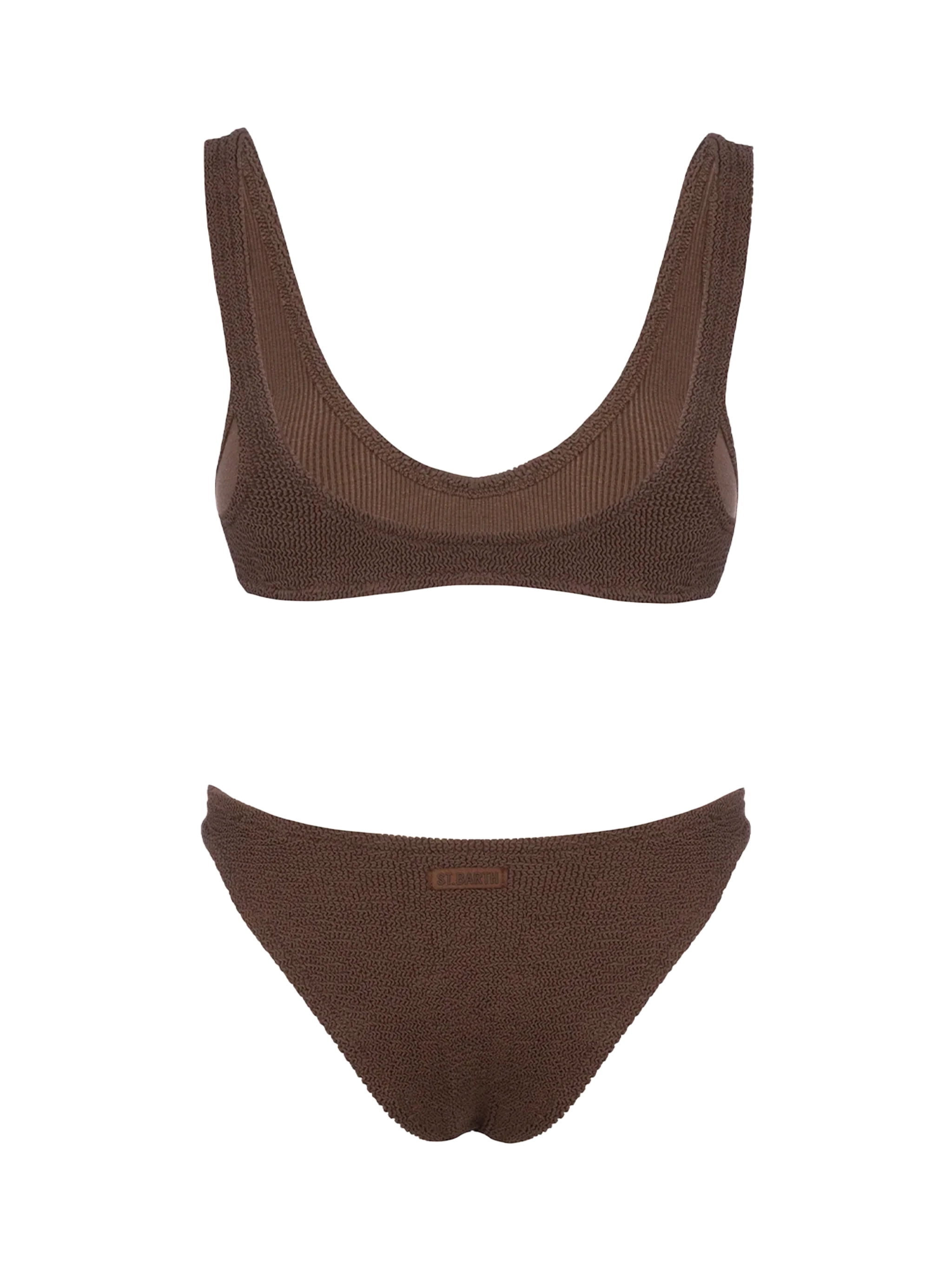 Pamy Elise's bruine bralette bikini