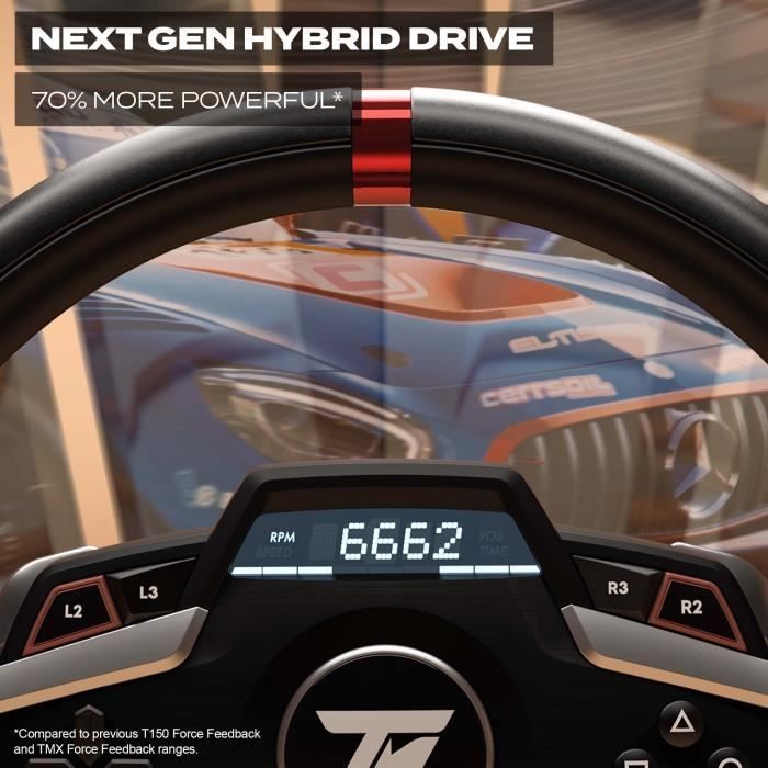 THRUSTMASTER T248 Racing Wheel and Magnetic Pedals, PS5, PS4, PC