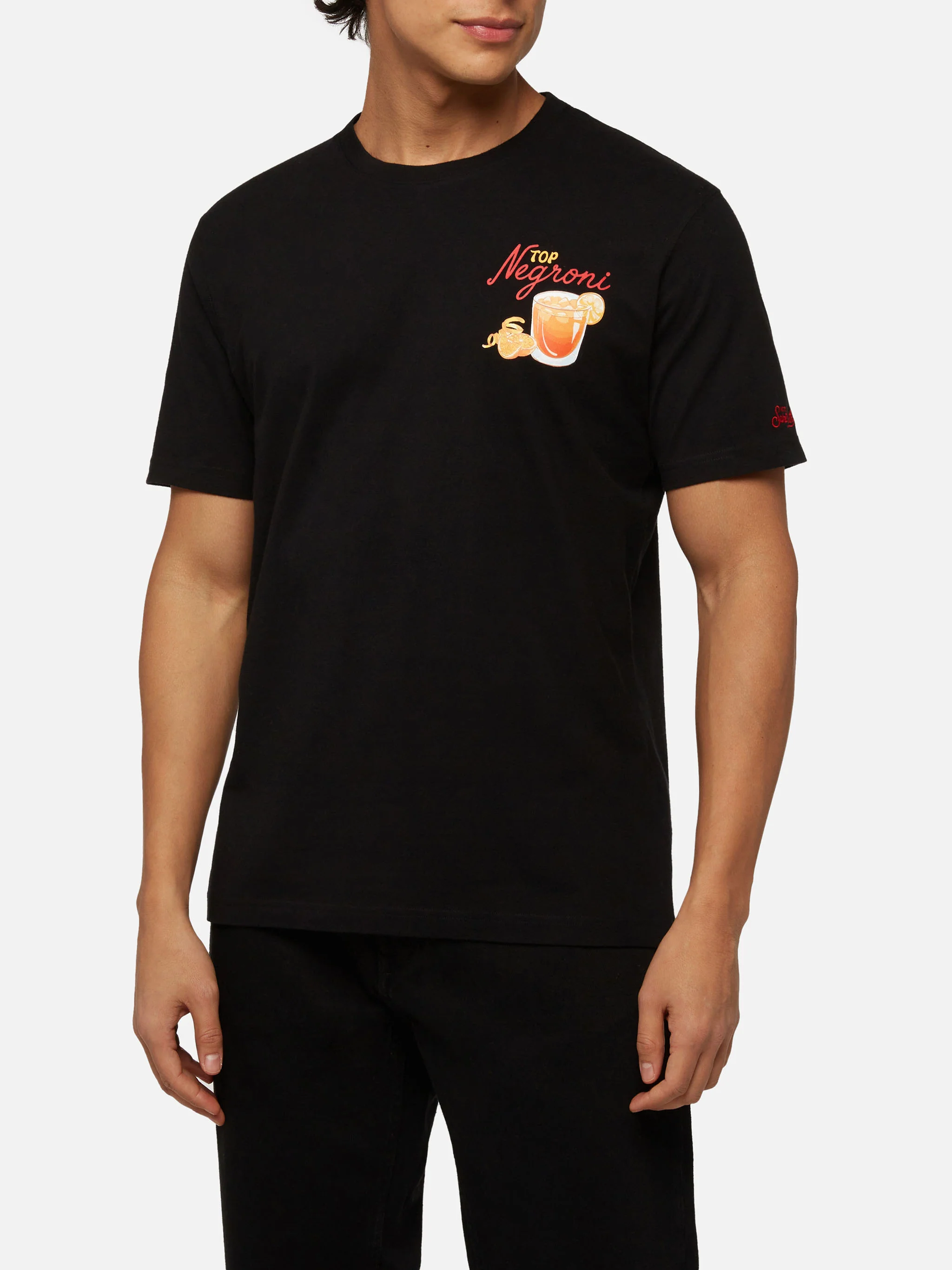 Arnott's Negroni Print Winter Baumwoll-T-Shirt
