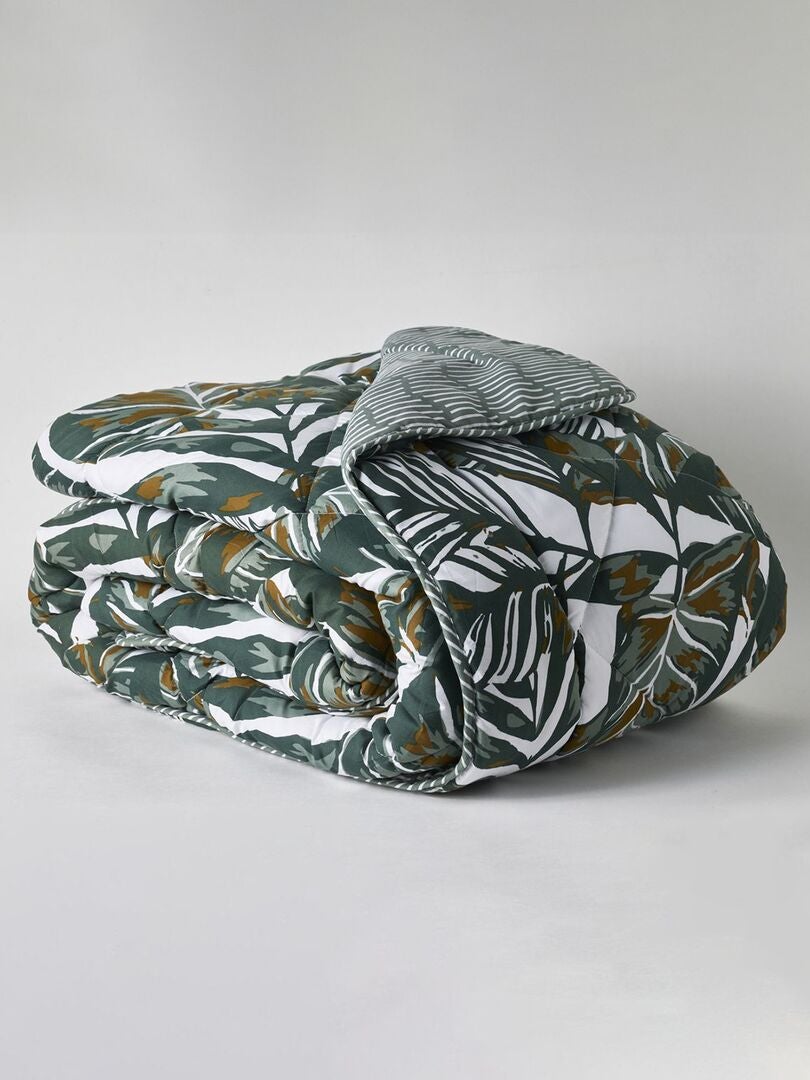 Colcha estampada - PRETA