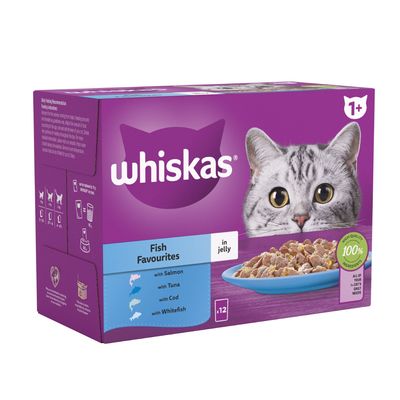 Whiskas 1+ Beutel Mega-Packung 96 x 85 g