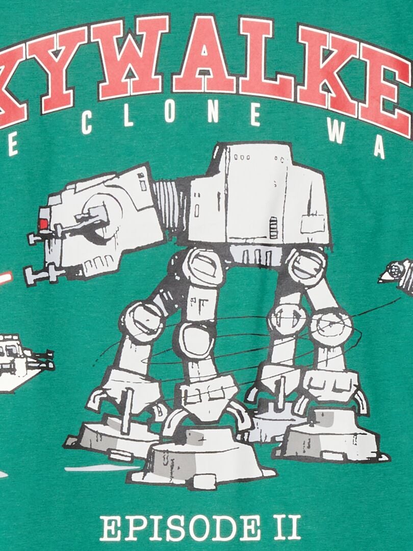 Camiseta de manga curta 'Star Wars' - VERDE