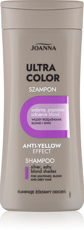 Shampoo iluminador Joanna Ultra Color para cabelos loiros
