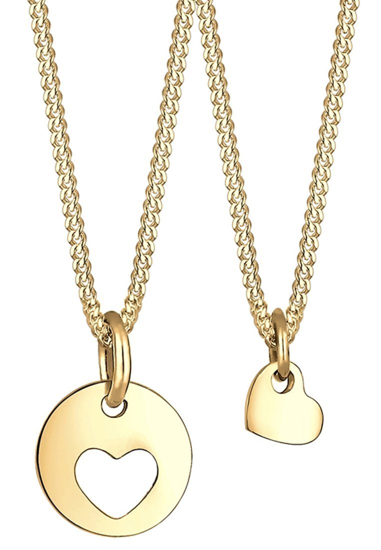 Elli 2-PACK HARTJES - Ketting - goudkleurig