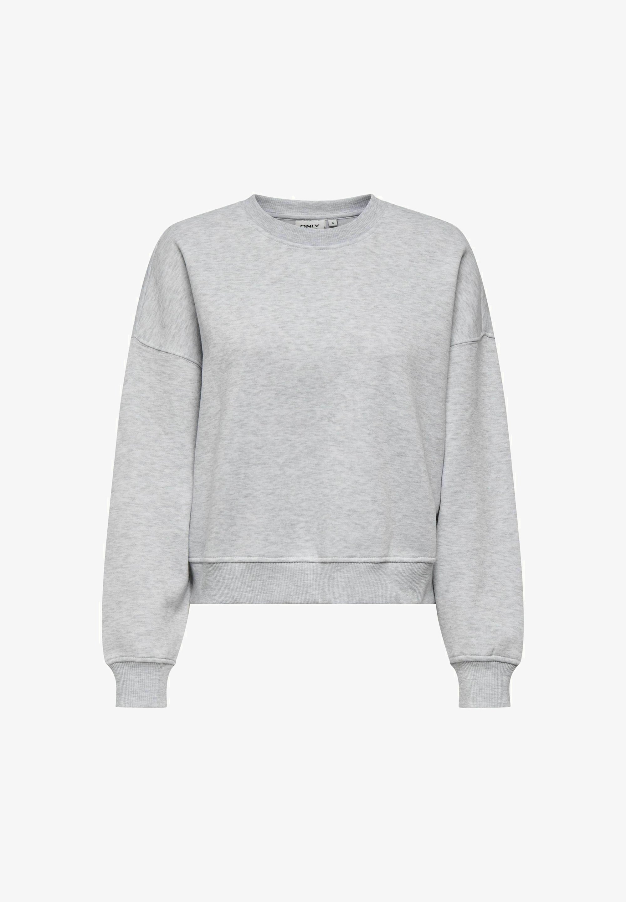 ONLY ONLBEST CREW NECK - Sweatshirt - lichtgrijs gemêleerd