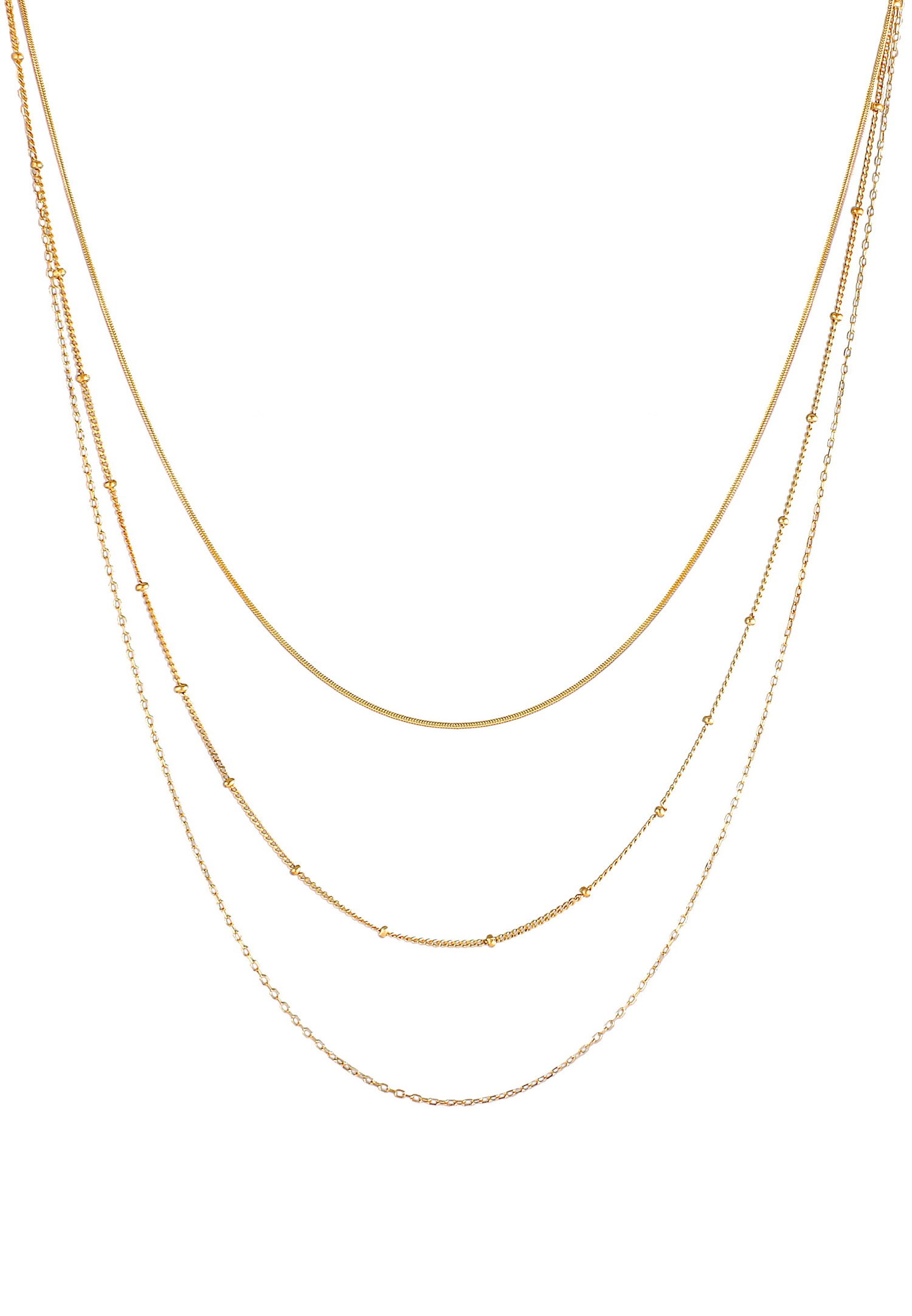 Elli Tendance Minimaliste Collier Femme - (925/1000) Argent