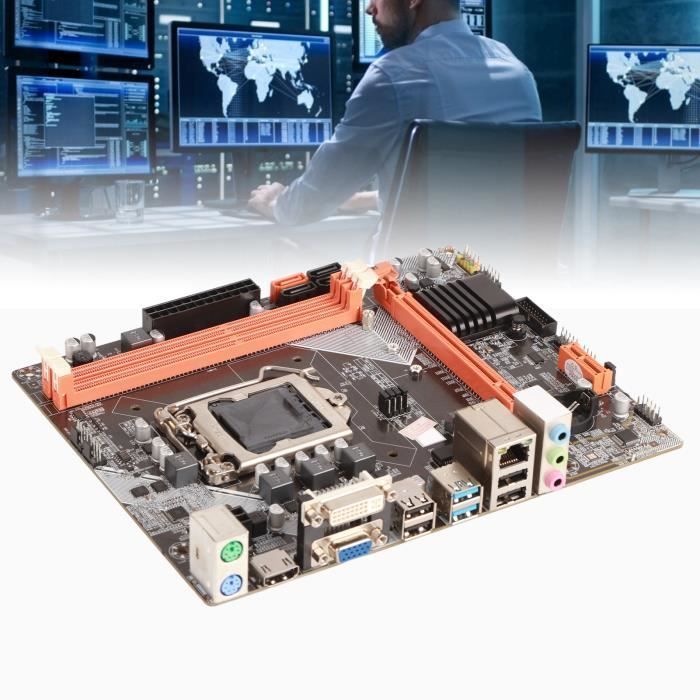 Placa base de escritorio VVIKIZY B75 M.2 USB3.0 SATA3 DDR3 - Compatible con procesadores i3/i5/i7 de segunda y tercera generación.