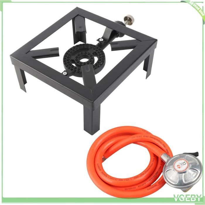 Poêle à gaz - FAFEICY - Rogue - Fonte - 8 kW - Compact et portable