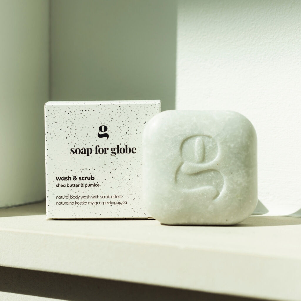 Ziepes Globe Wash & Scrub mazgāšanas un skrubēšanas līdzekļiem