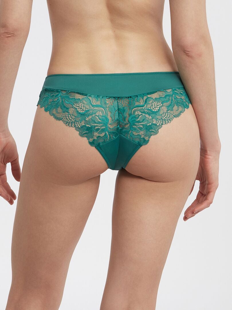 Calcinha de renda 'DIM' - VERDE