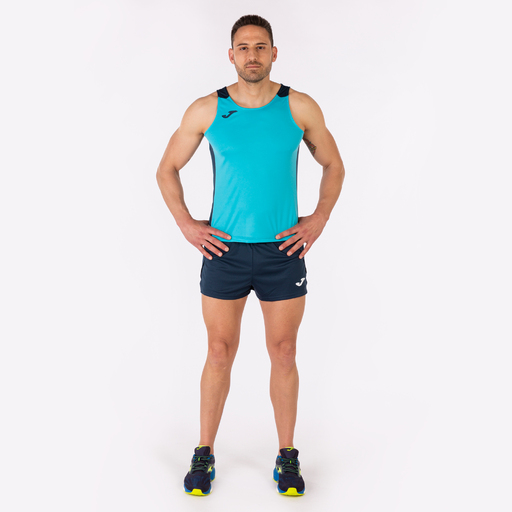 Camiseta Tirantes Joma Record Ii Turquesa Flúor Marino