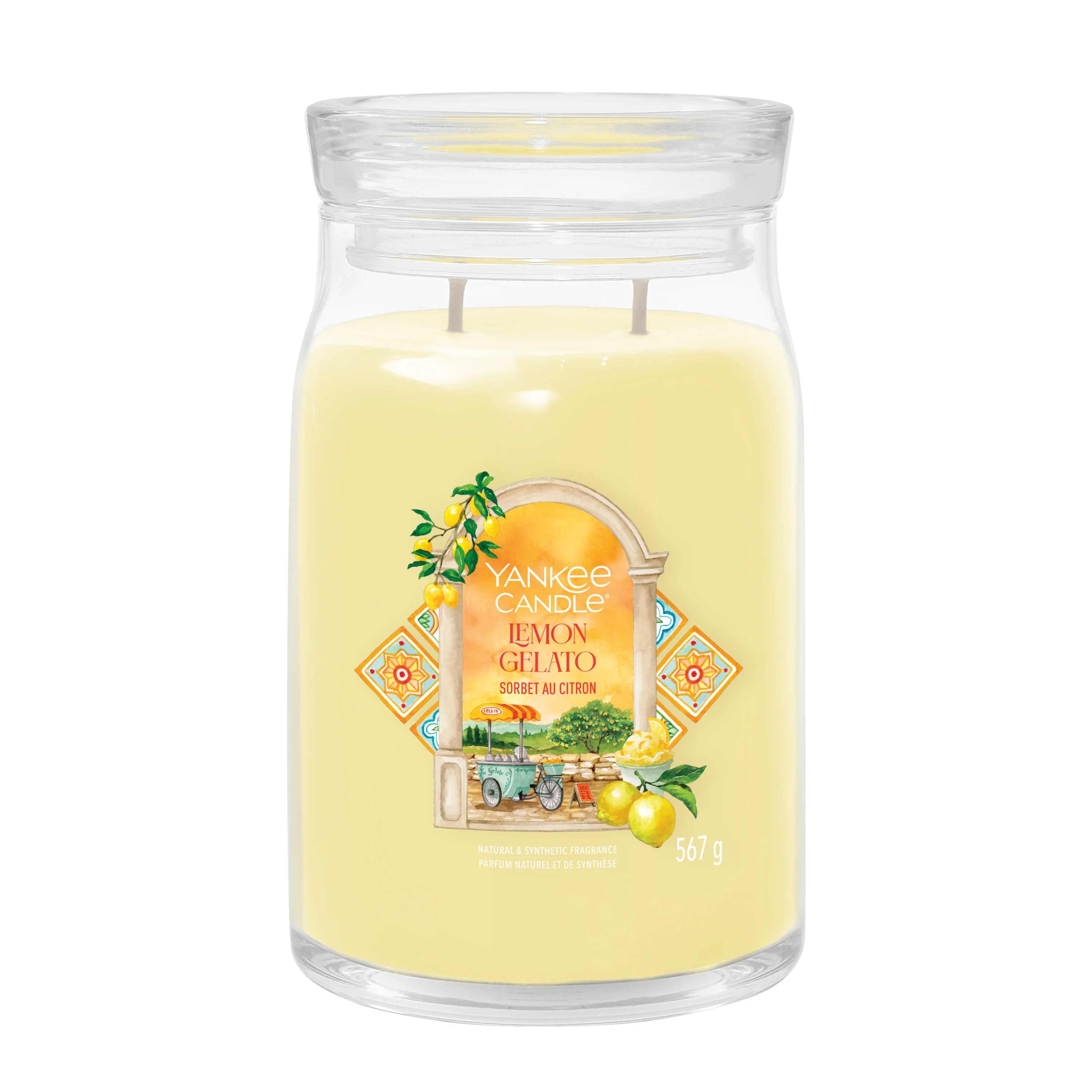 Signature Jar Candles Lemon Gelato - Candela Profumata