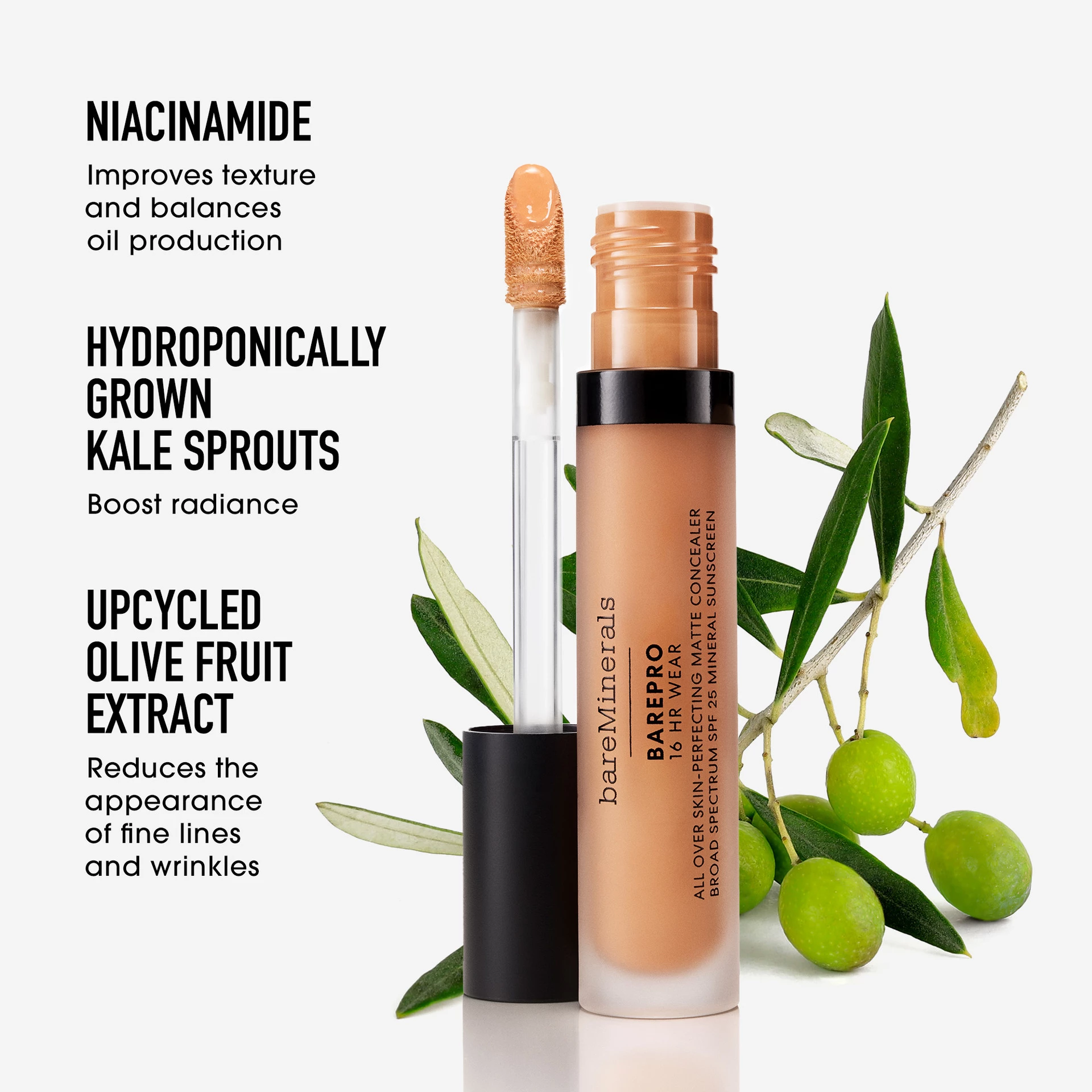 Barepro 16HR Wear All-Over Skin-Perfecting mat korektor Light 255 Neutral - bareMinerals