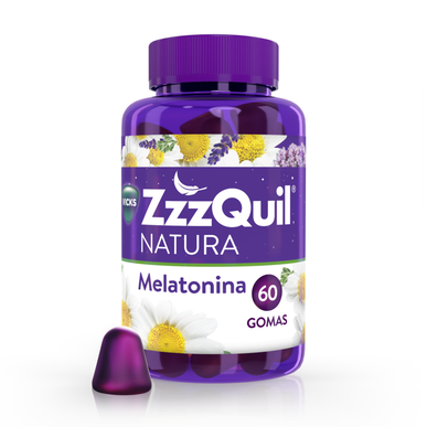 Vicks Melatonina Sono Gummies ZzzQuil Natura 60 gomitas 60 unidades