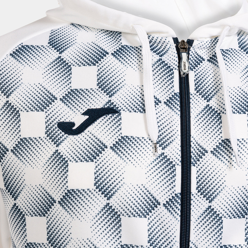  Veste à capuche Joma Supernova III blanche et marine