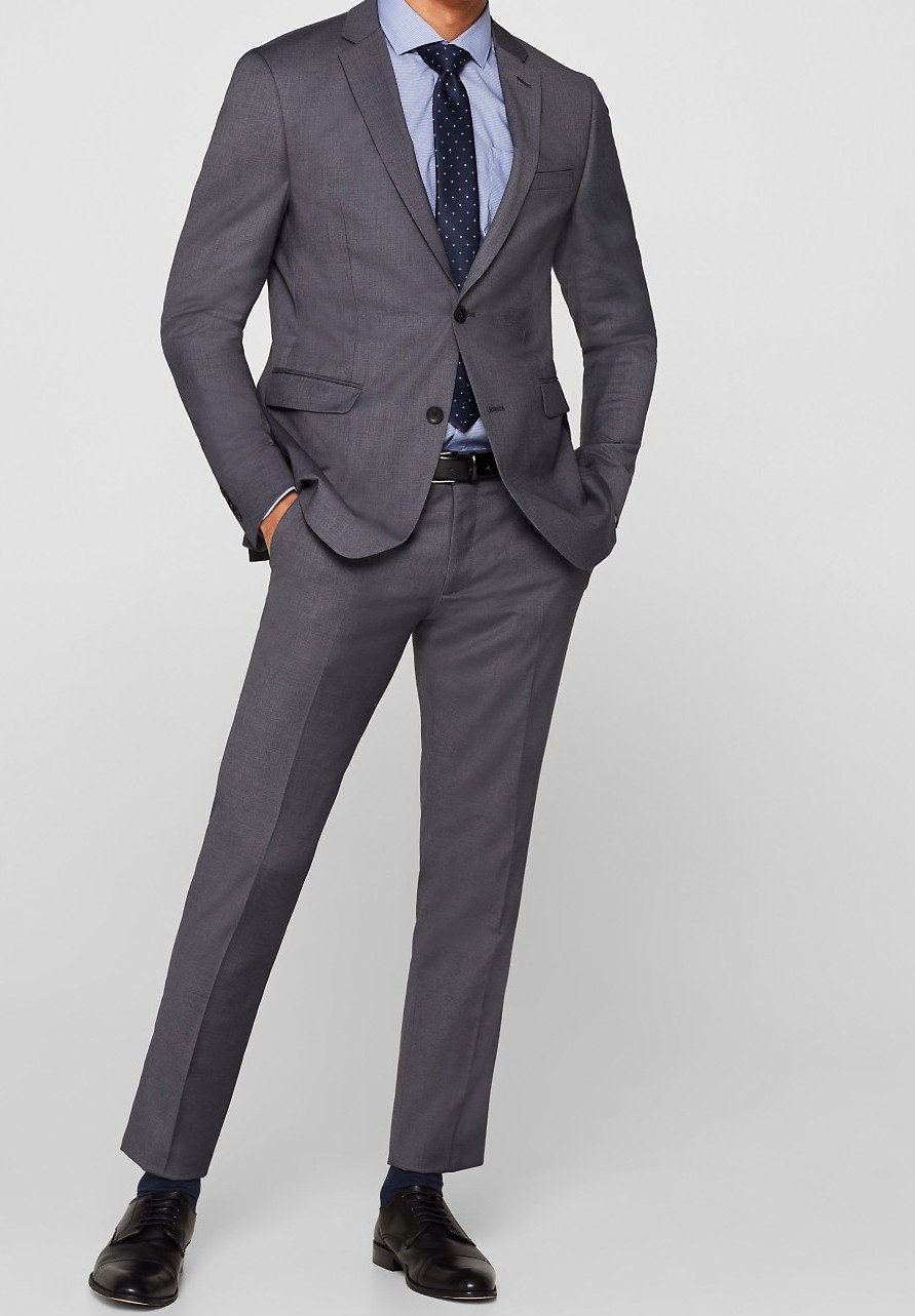 Esprit Collection pakbroek - grijs