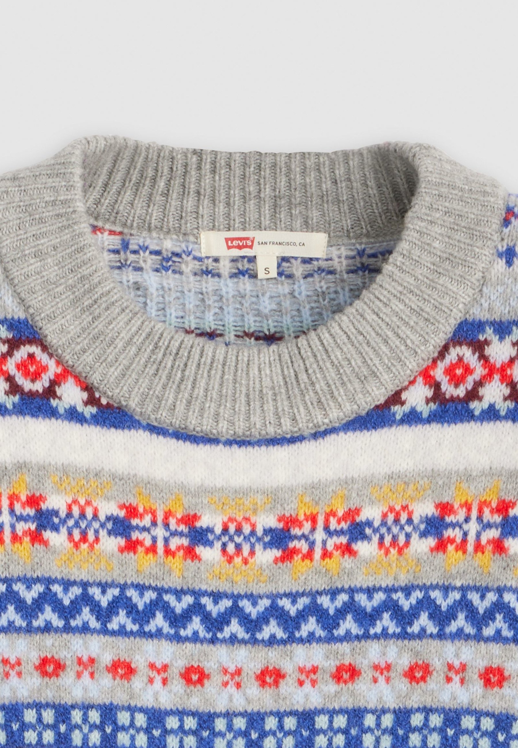 Levi's® INES - Maglione - Leandra Fair Isle Tawny Port in misto lana