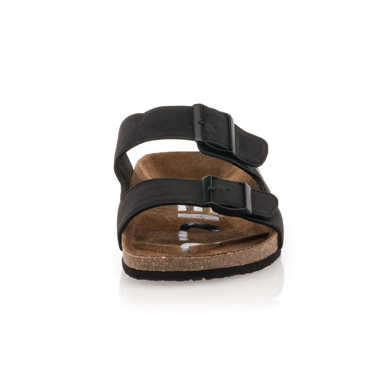  Sandalias negras para hombre / Zapatos de punta abierta