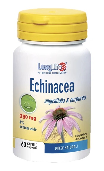 LONG LIFE LongLife Echinacea Nahrungsergänzungsmittel für die natürliche Abwehr 60 Kapseln Immunsystem