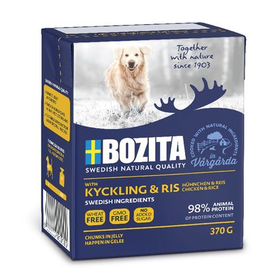 Bozita Stykker i Gelé 6 x 370 g