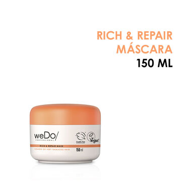 WeDo Professionals bohatá a regenerační maska pro hrubé nebo velmi poškozené vlasy, 150 ml