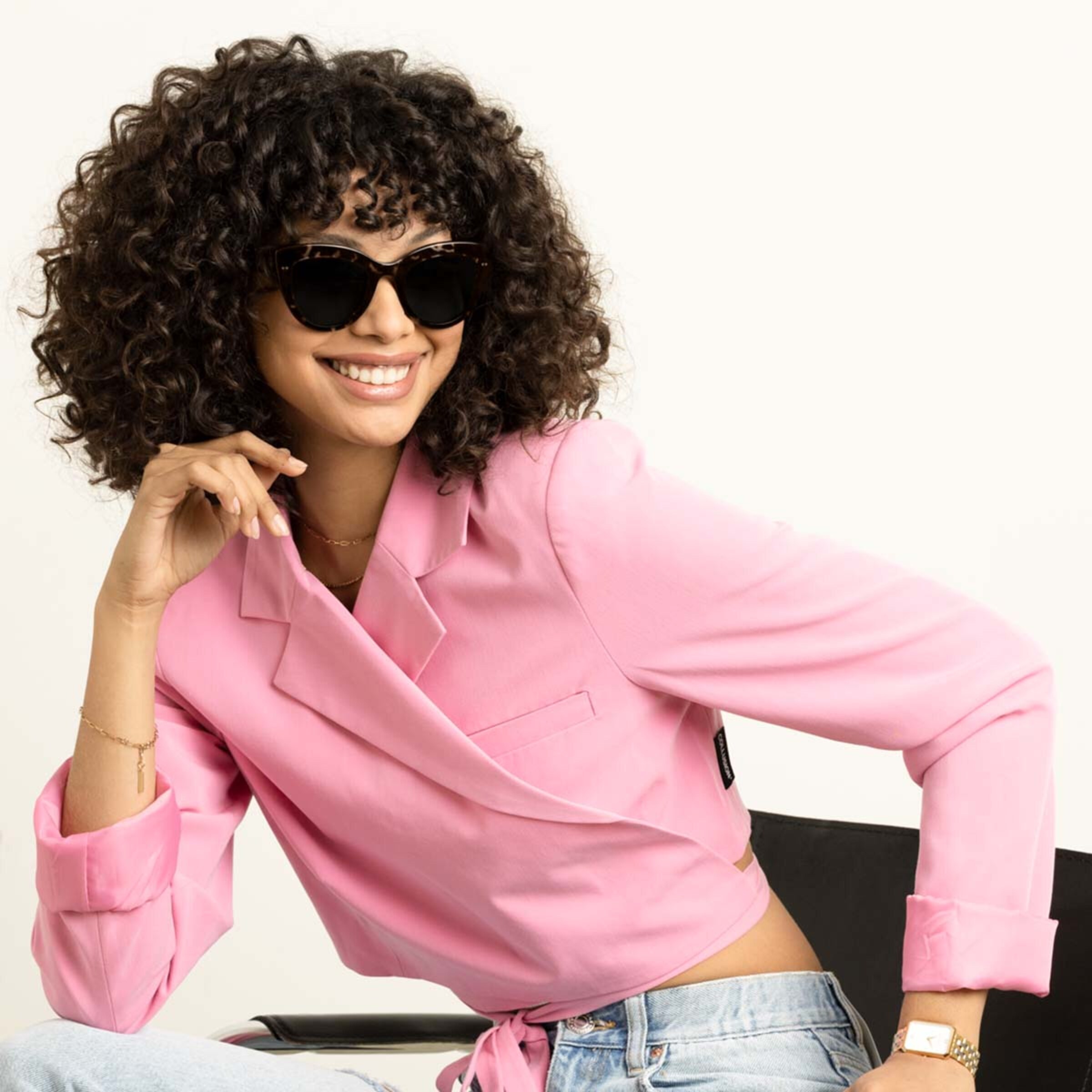 Sofia Crystal Tortue Noire avec verres correcteurs
