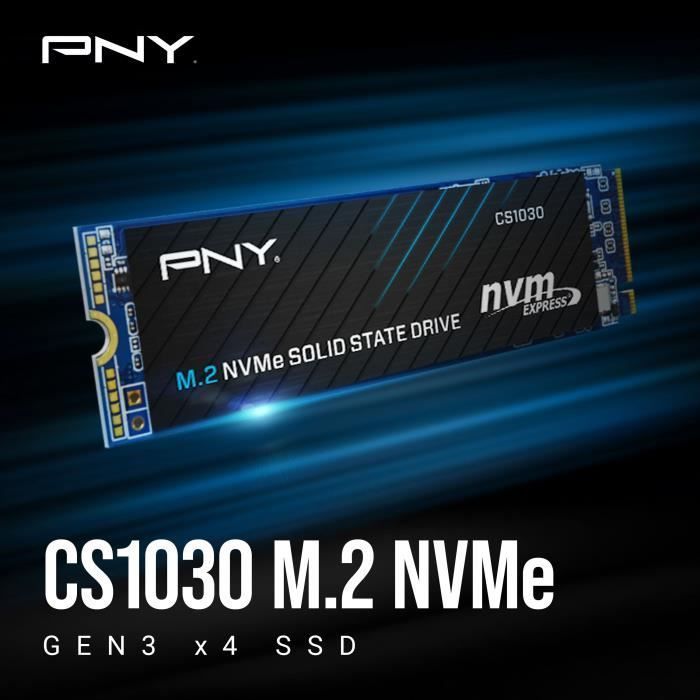 SSD interno - PNY - CS1030 M.2 GEN3 - 250 GB - NVMe (M280CS1030-250-RB)