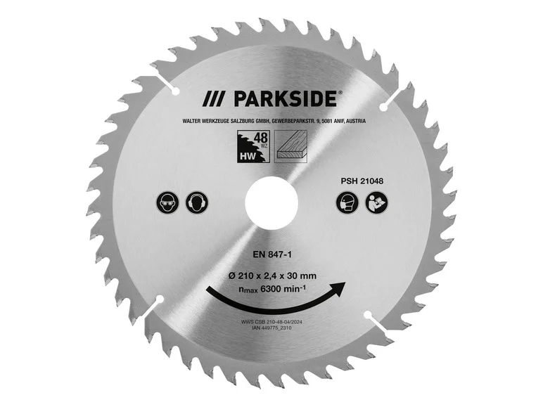 PARKSIDE®-pyörösahanterä