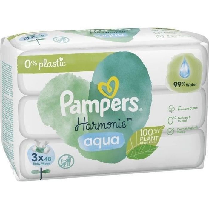 PAMPERS Harmonie Aqua - 144 salviettine
