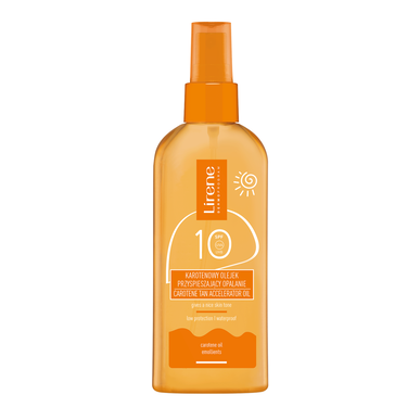 Huile accélératrice de bronzage Lirene FPS 10