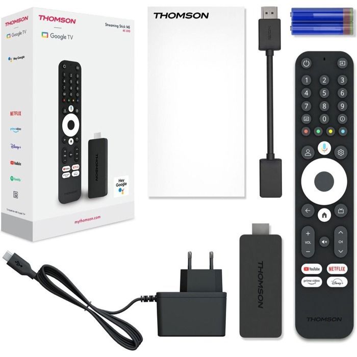 Passerelle multimédia Thomson 145G Stick 4K avec Google TV