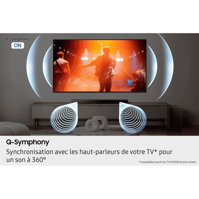 SAMSUNG HW-B66CF - Barra de sonido de 3.1 canales - Subwoofer inalámbrico de 6.5'' - HP Central - Adaptive Sound Lite