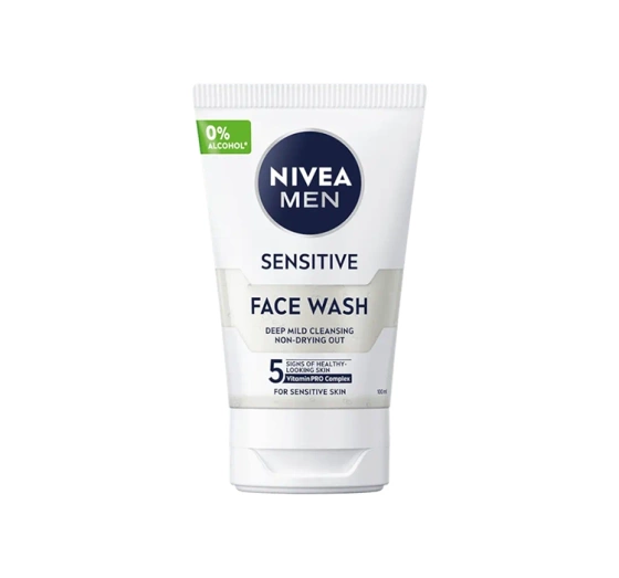 NIVEA MEN Sensitive Face Wash żel do mycia twarzy z rumiankiem 100 ml