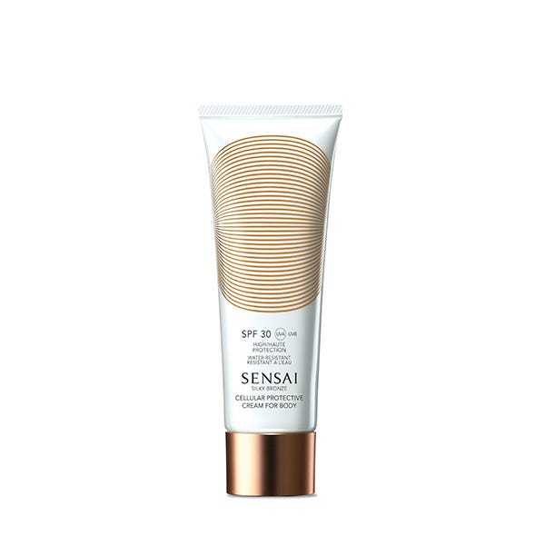 Hedvábně bronzový krém na tělo s ochranným faktorem 30 | 150 ml