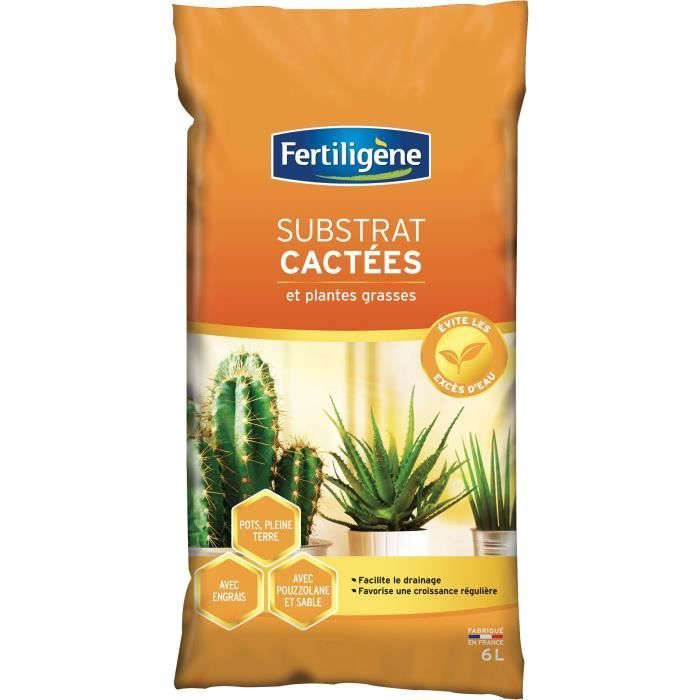 FERTILIGÈNE - Tierra para cactus 6L