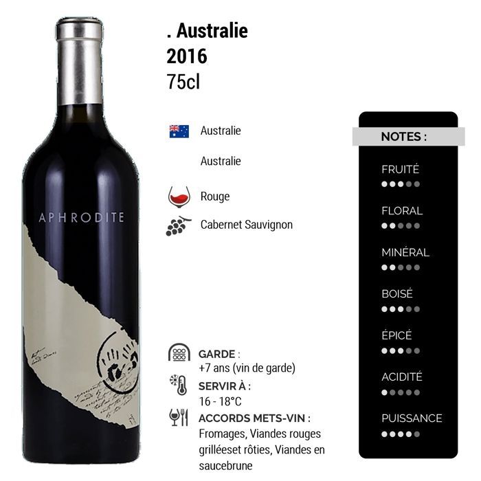 Two Hands Australia Barossa Valley Aphrodite 2016 - Australian Red Wine (75cl)